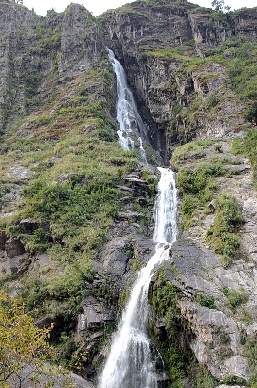 02 Waterfall Just After Leaving Chamje On the Annapurna Circuit 